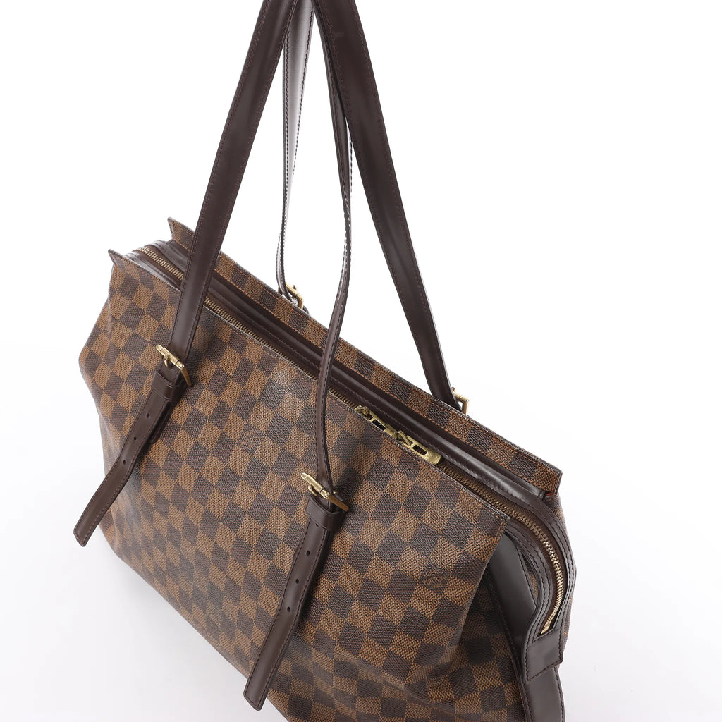 Louis Vuitton Chelsea Damier Ebene Shoulder Bag in Brown N51119