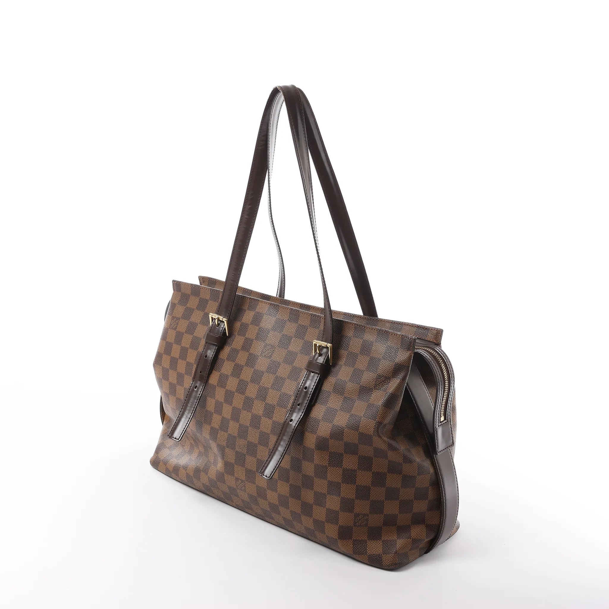 Louis Vuitton Chelsea Damier Ebene Shoulder Bag in Brown N51119