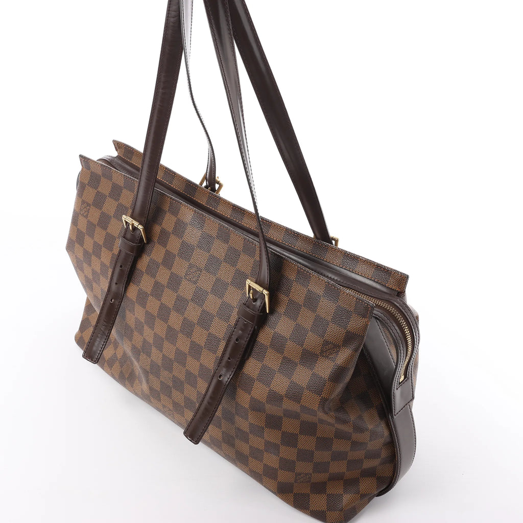 Louis Vuitton Chelsea Damier Ebene Shoulder Bag in Brown N51119