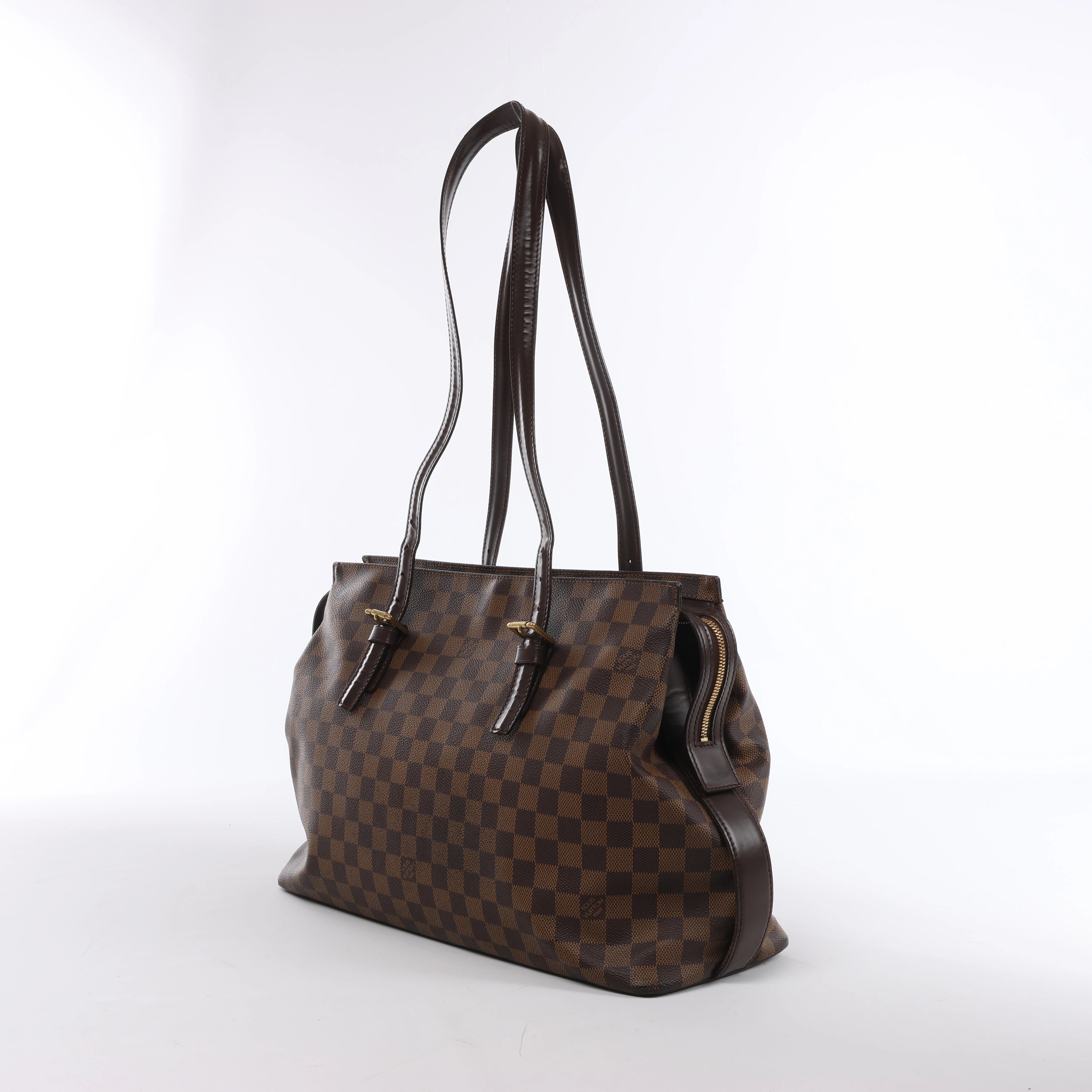 Louis Vuitton Chelsea Damier Ebene Shoulder Bag in Brown N51119