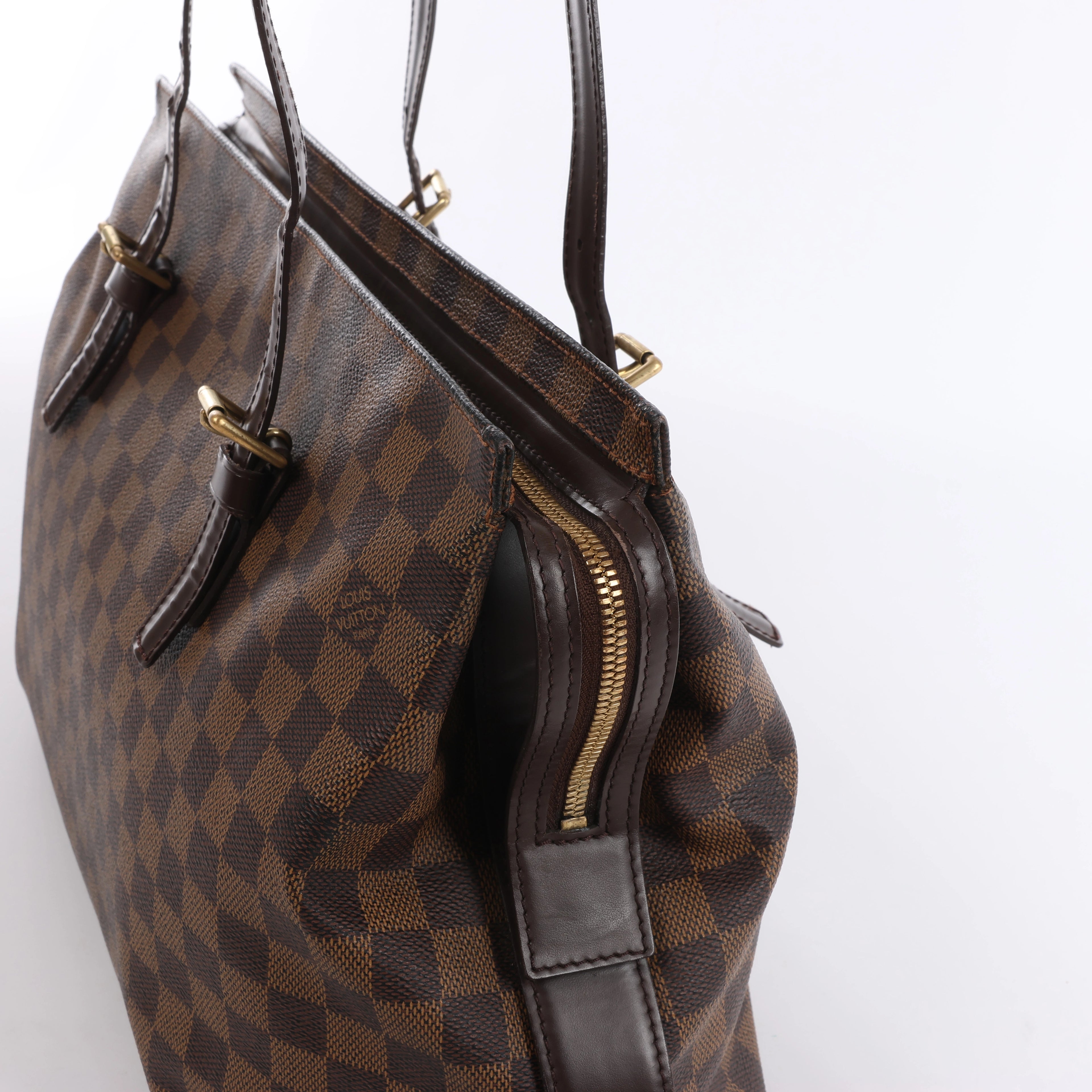Louis Vuitton Chelsea Damier Ebene Shoulder Bag in Brown N51119