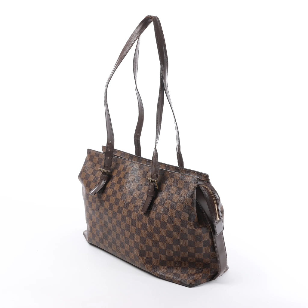 Louis Vuitton Chelsea Damier Ebene Shoulder Bag in Brown N51119