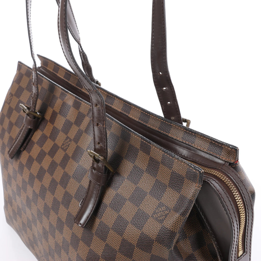 Louis Vuitton Chelsea Damier Ebene Shoulder Bag in Brown N51119