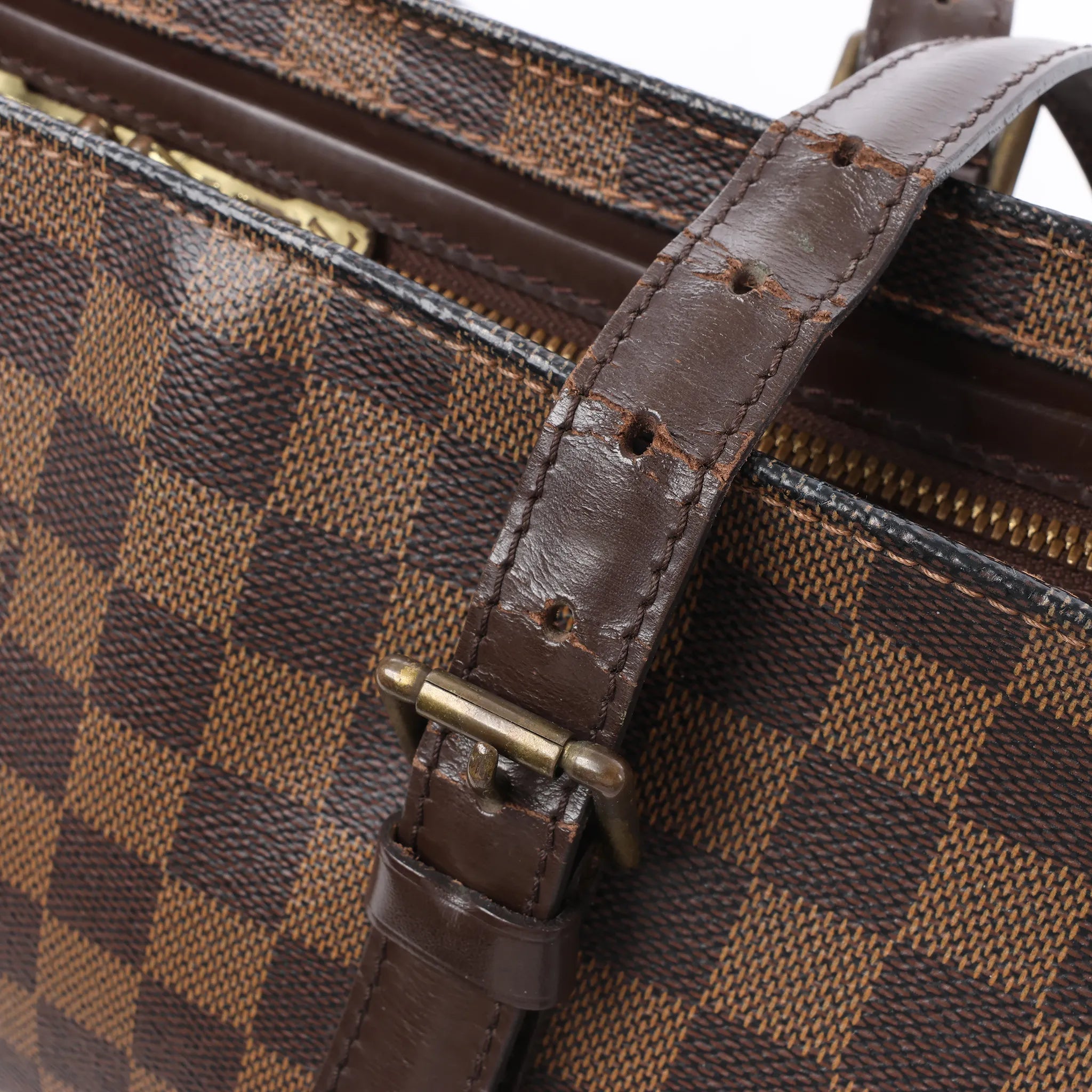 Louis Vuitton Chelsea Damier Ebene Shoulder Bag in Brown N51119