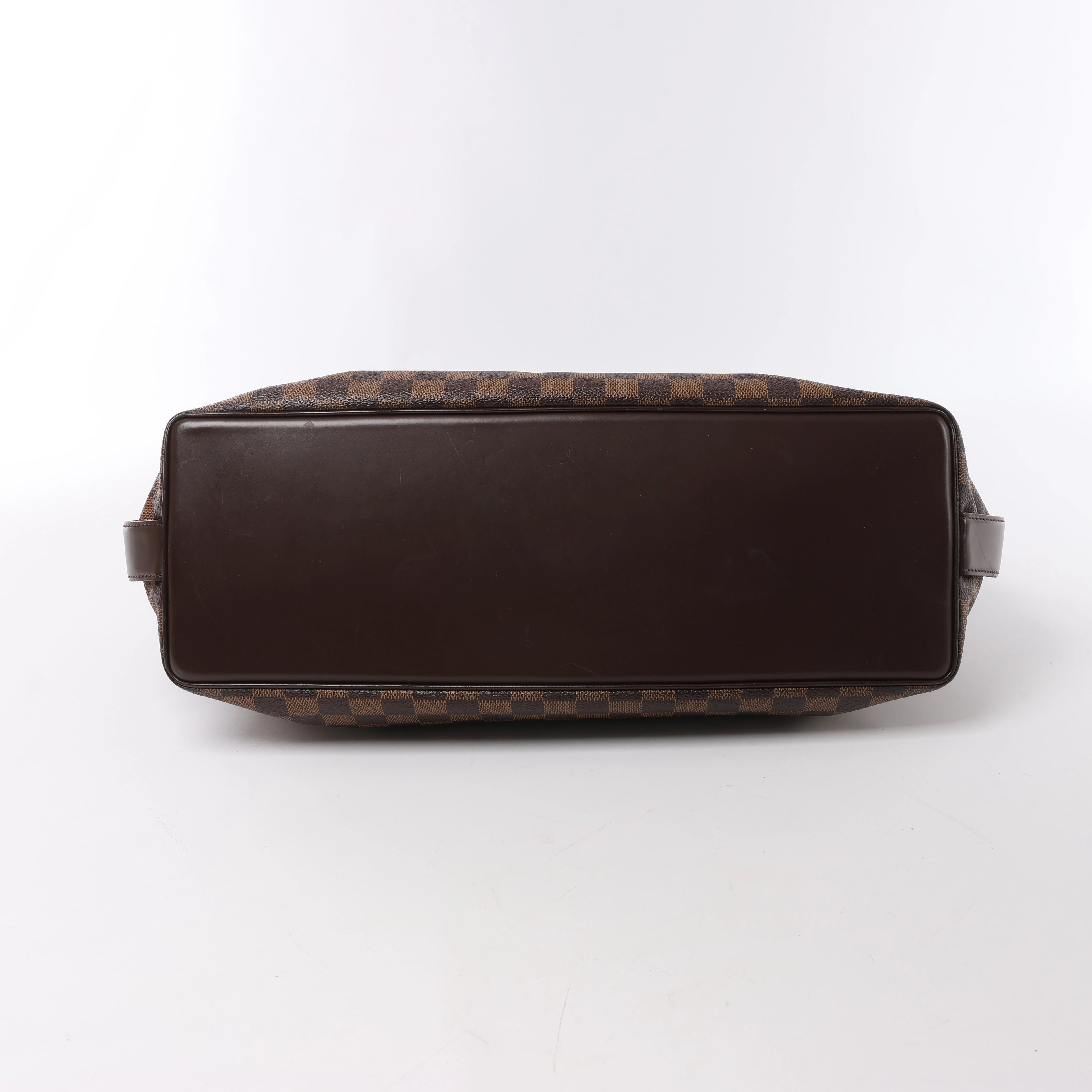 Bolso de hombro Louis Vuitton Chelsea Damier Ebene en marrón N51119