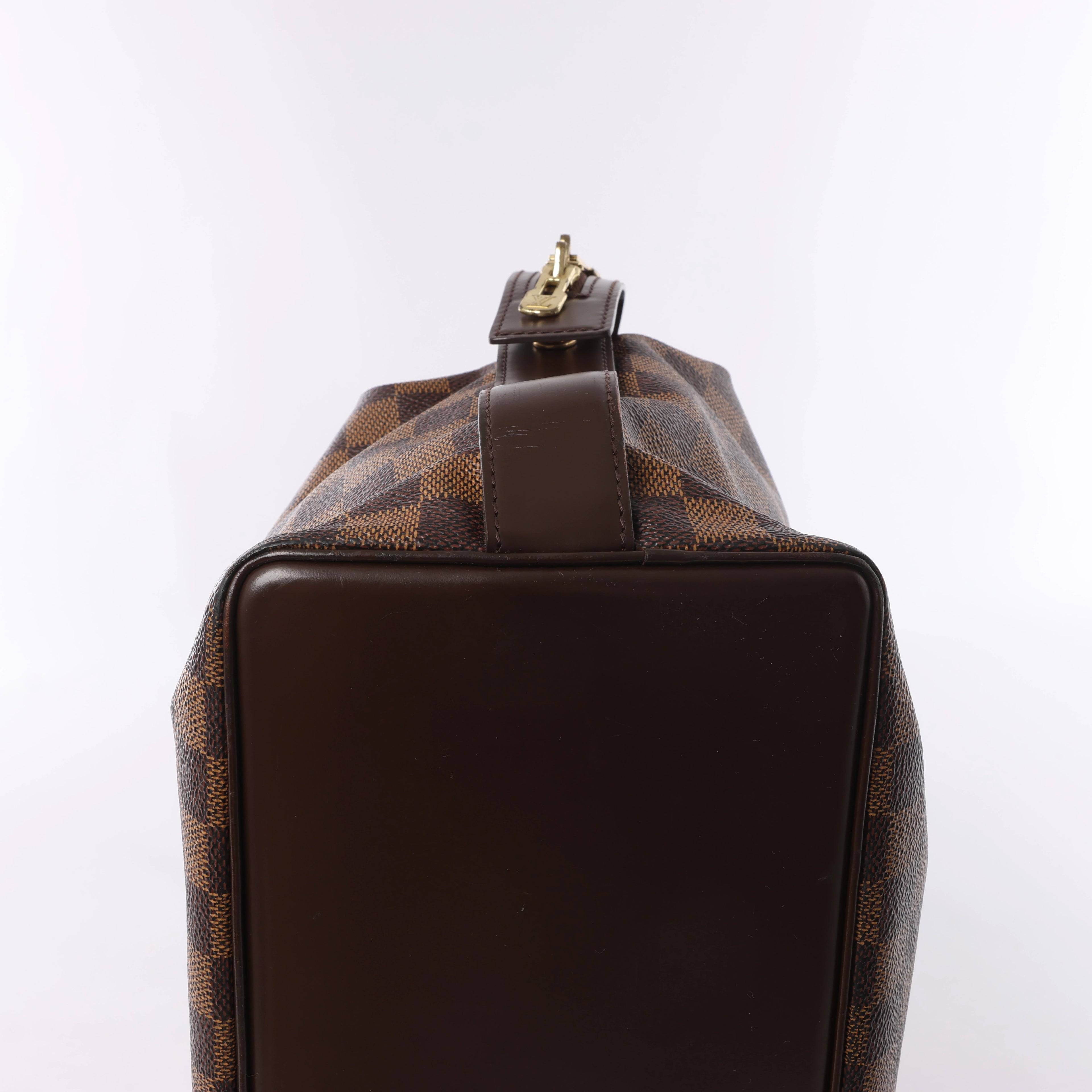 Bolso de hombro Louis Vuitton Chelsea Damier Ebene en marrón N51119
