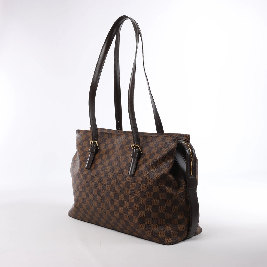 Louis Vuitton Chelsea Damier Ebene Shoulder Bag in Brown N51119