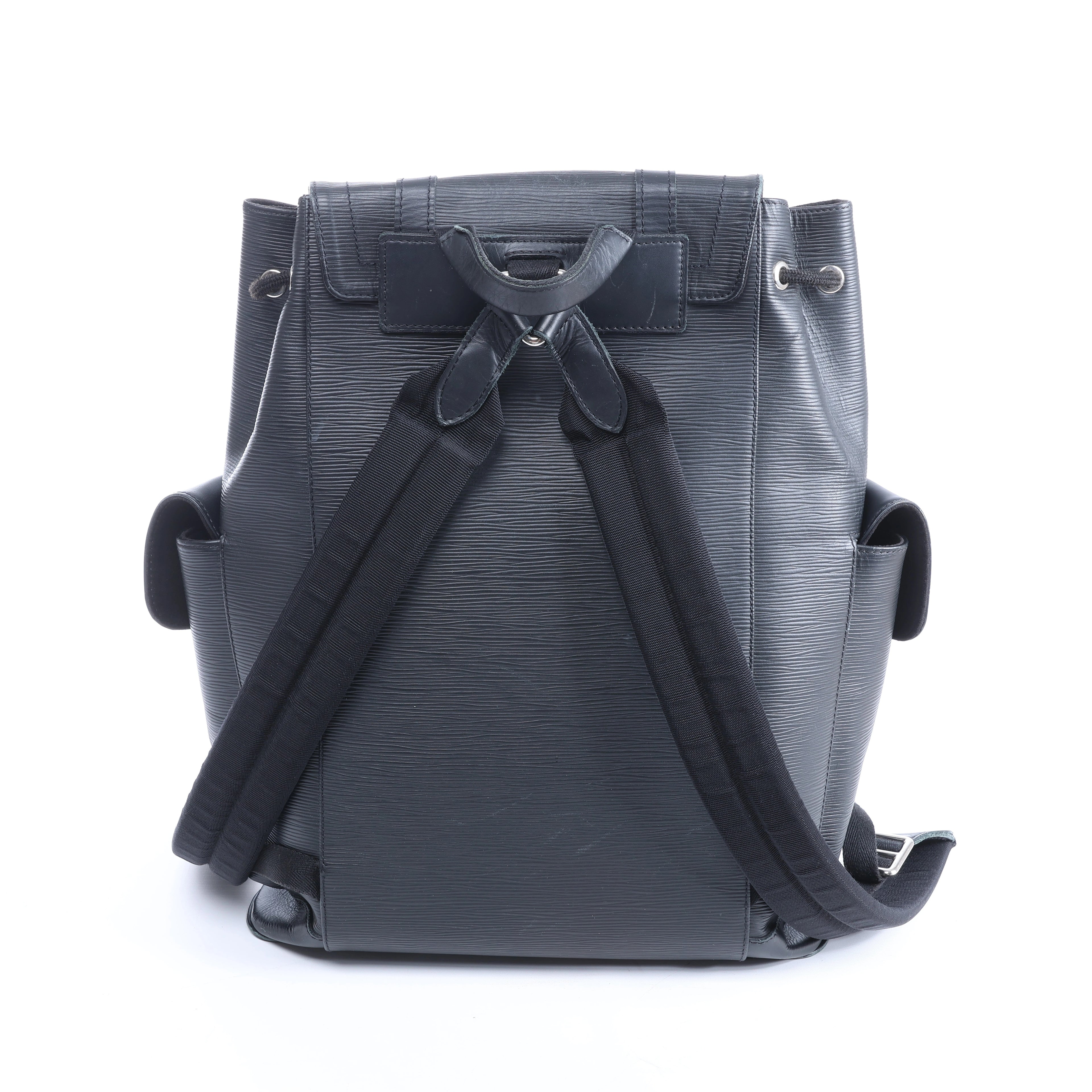 Louis Vuitton Christpher PM Epi Leather Backpack in Black M50159
