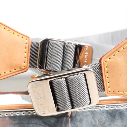 Louis Vuitton Monogram Mirror Christopher PM Backpack in Silver M58756