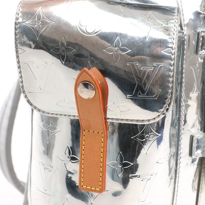 Louis Vuitton Monogram Mirror Christopher PM Backpack in Silver M58756