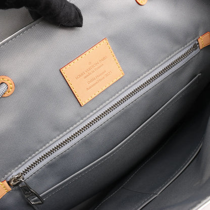 Louis Vuitton Monogram Mirror Christopher PM Backpack in Silver M58756