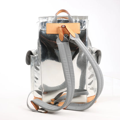 Louis Vuitton Monogram Mirror Christopher PM Backpack in Silver M58756