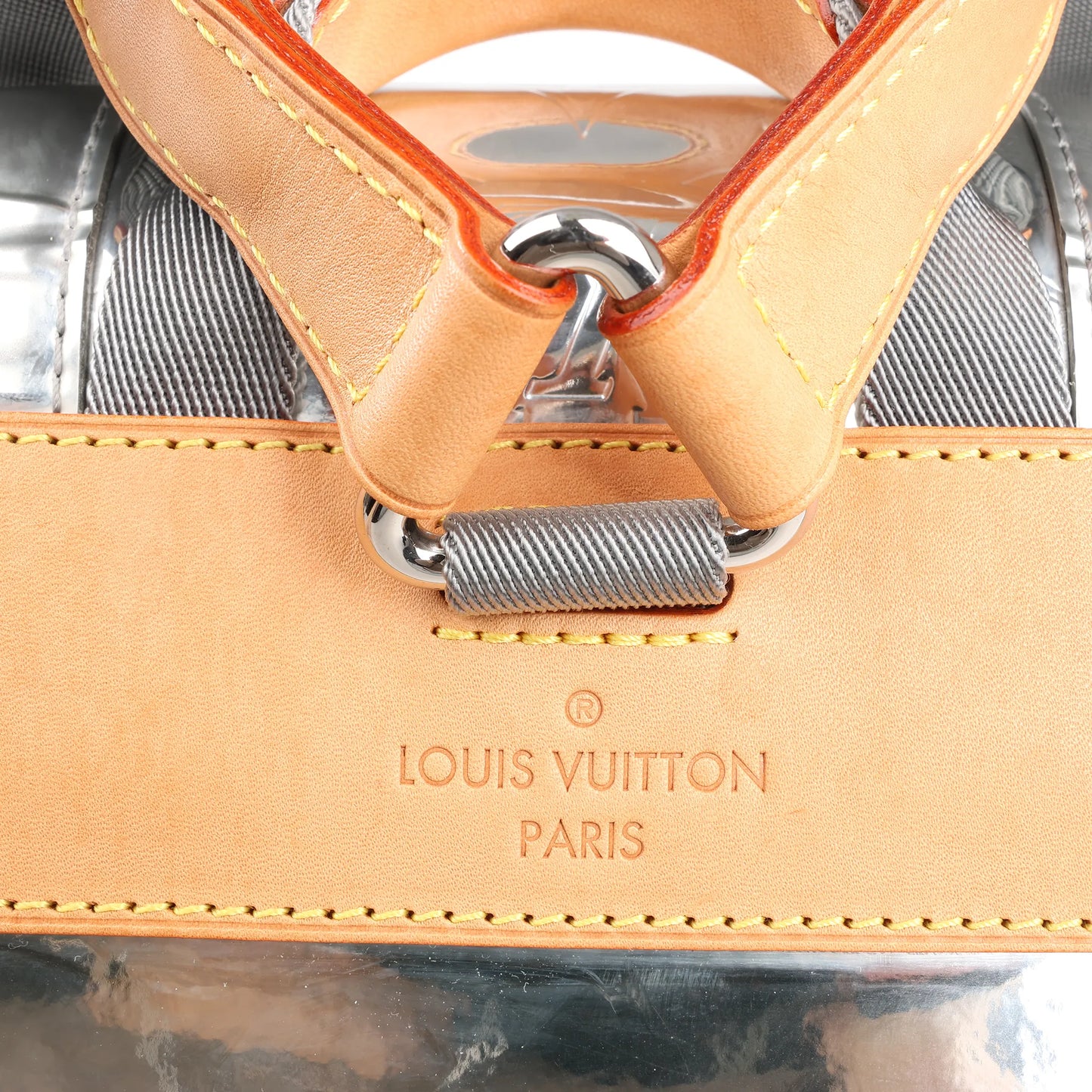 Louis Vuitton Monogram Mirror Christopher PM Backpack in Silver M58756