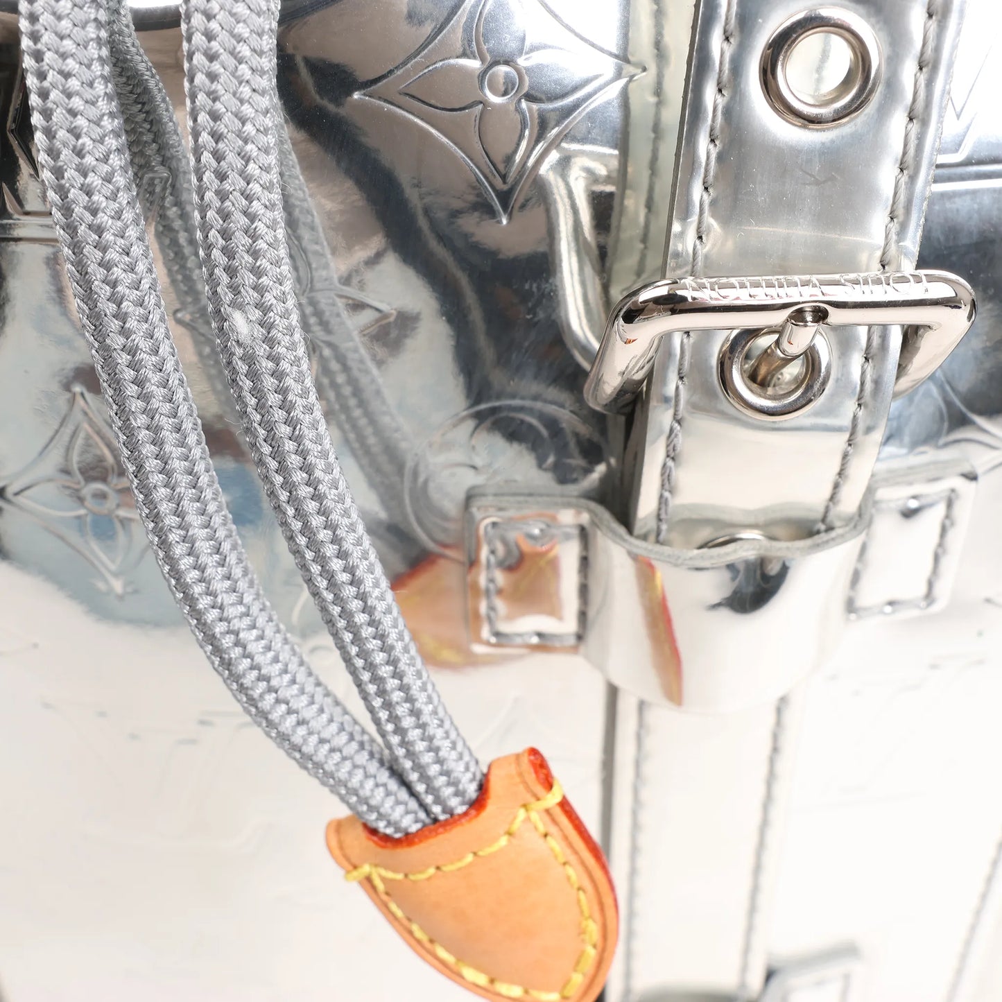 Louis Vuitton Monogram Mirror Christopher PM Backpack in Silver M58756