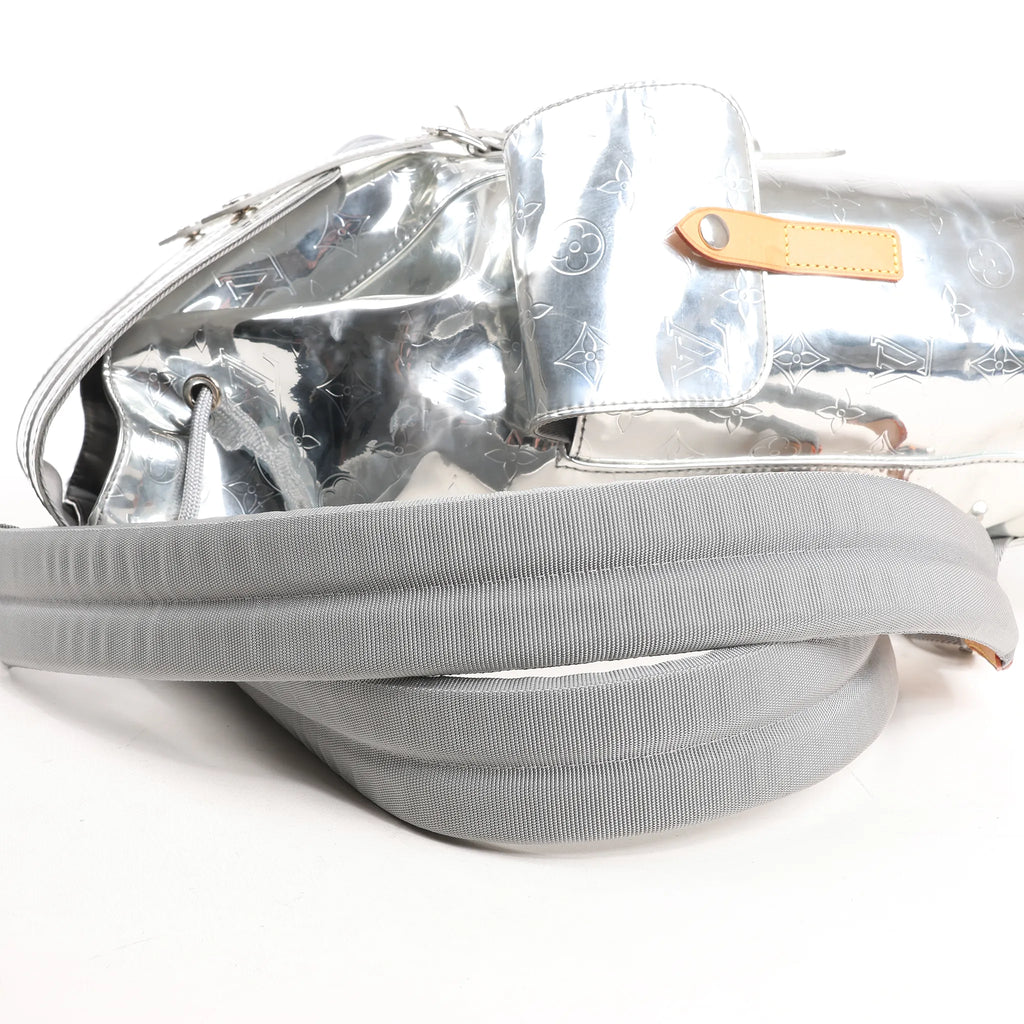 Louis Vuitton Monogram Mirror Christopher PM Backpack in Silver M58756
