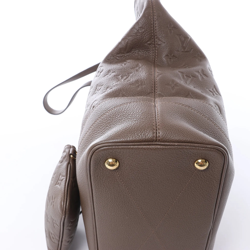 Louis Vuitton Citadin PM Monogram Empreinte Shoulder Bag in Brown M40516