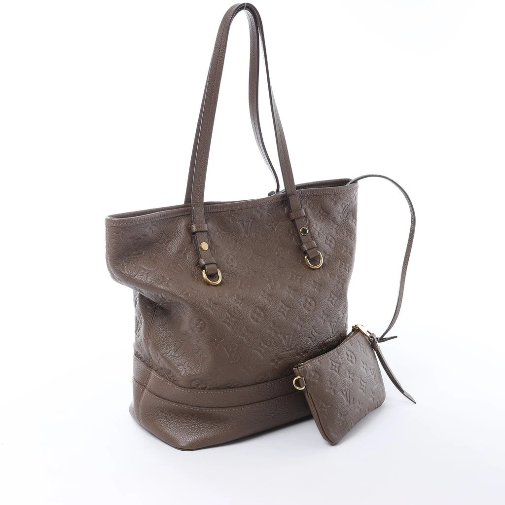 Louis Vuitton Citadin PM Monogram Empreinte Shoulder Bag in Brown M40516