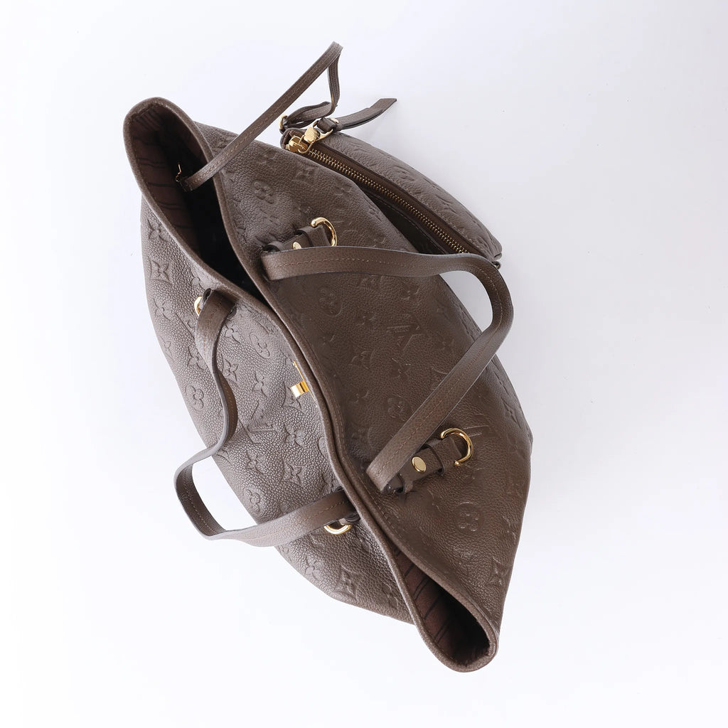 Louis Vuitton Citadin PM Monogram Empreinte Shoulder Bag in Brown M40516