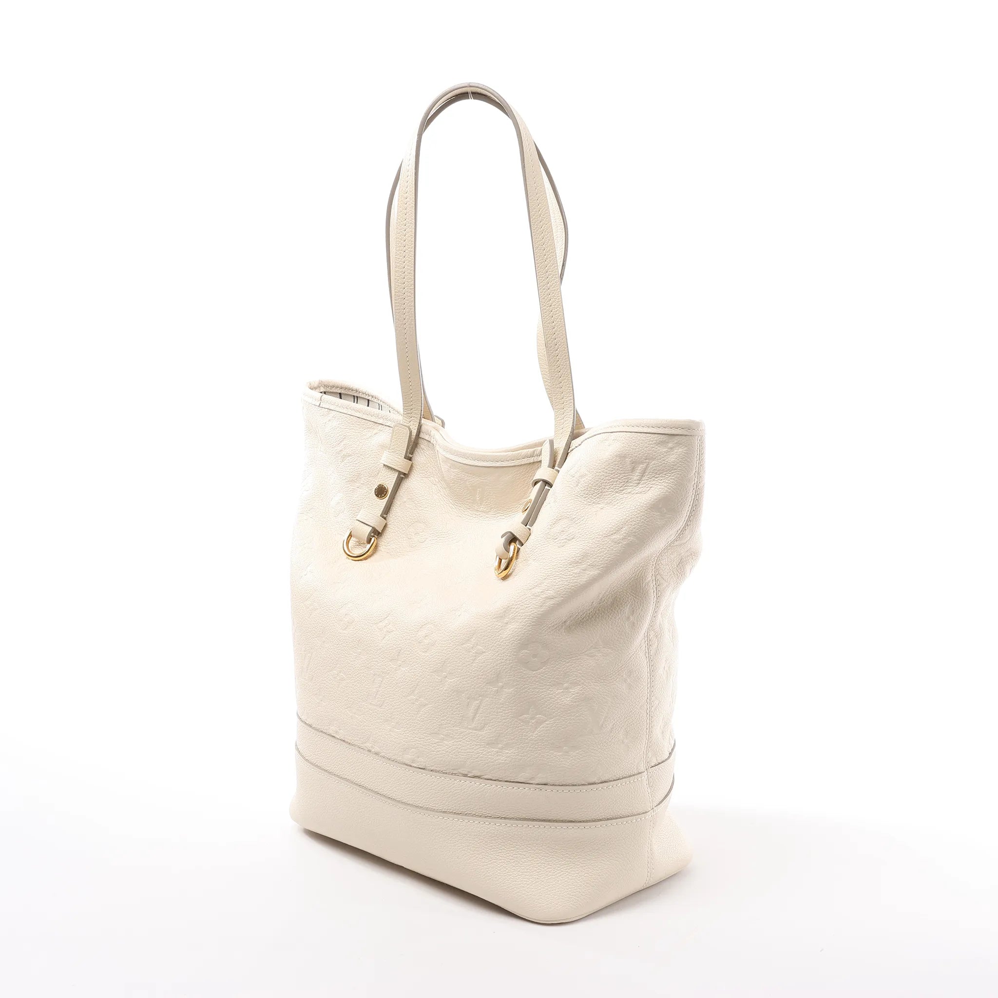 Louis Vuitton Citadin PM Monogram Empreinte Shoulder Bag in Beige M40554