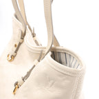 Louis Vuitton Citadin PM Monogram Empreinte Shoulder Bag in Beige M40554