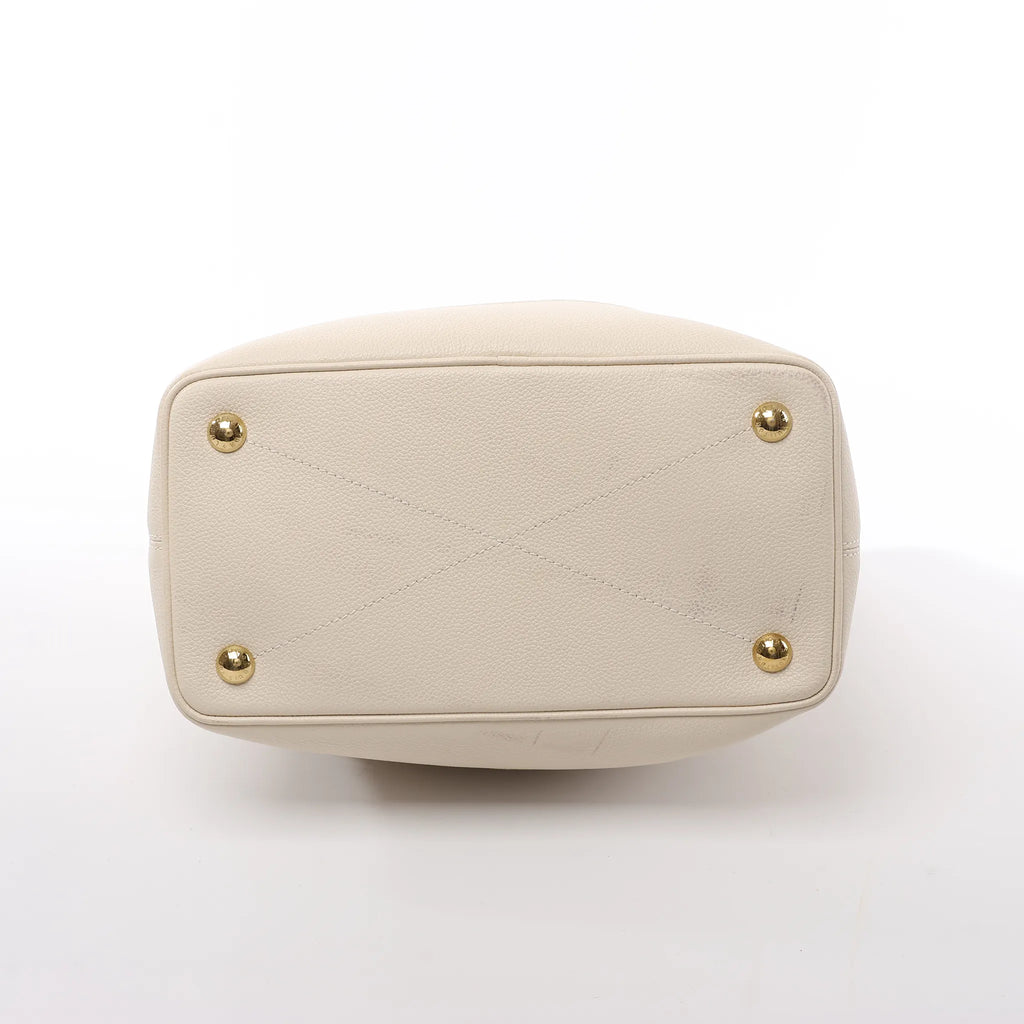 Louis Vuitton Citadin PM Monogram Empreinte Shoulder Bag in Beige M40554