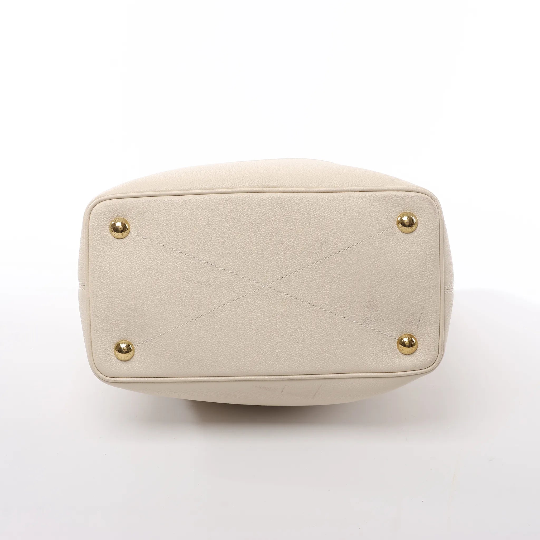 Louis Vuitton Citadin PM Monogram Empreinte Shoulder Bag in Beige M40554