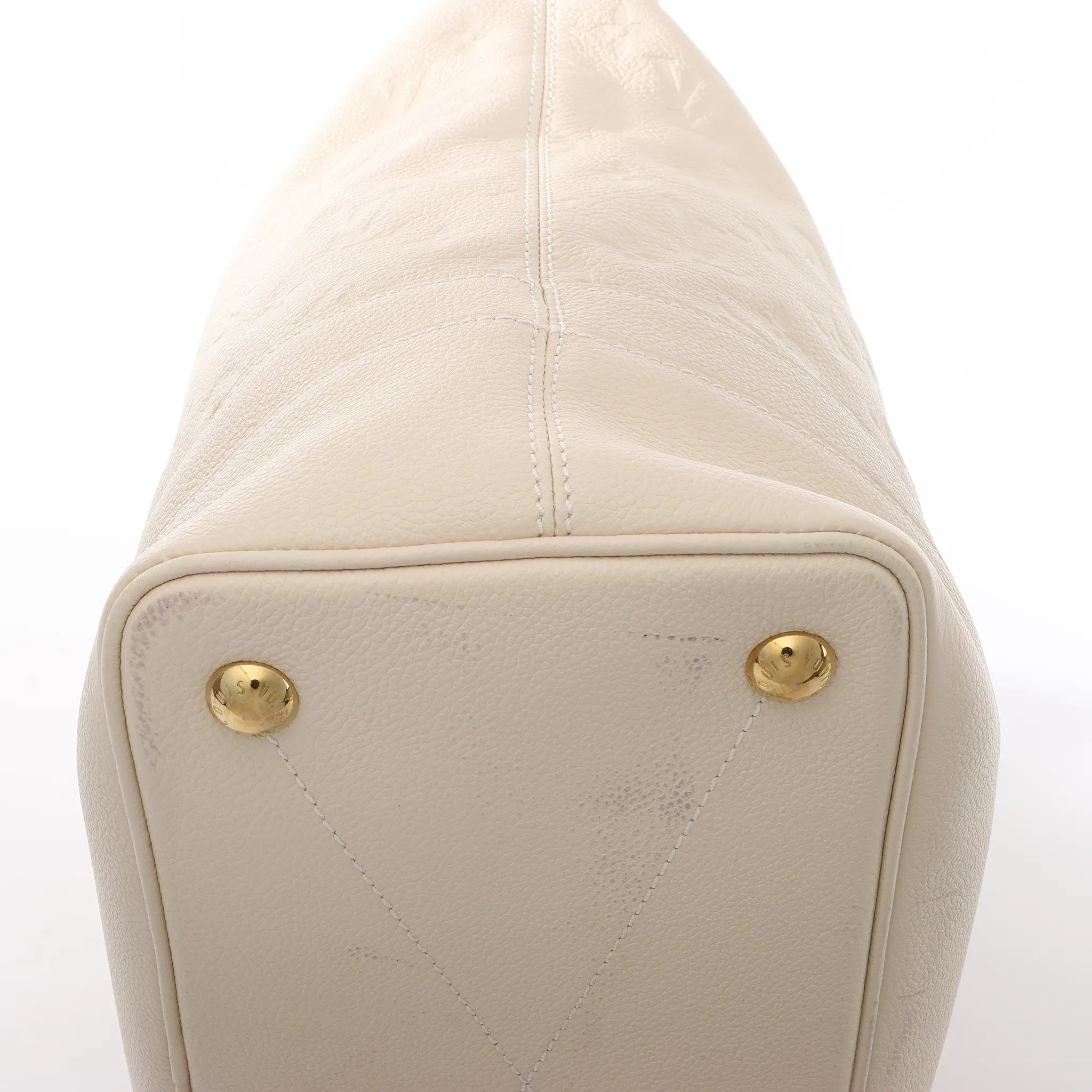 Louis Vuitton Citadin PM Monogram Empreinte Shoulder Bag in Beige M40554