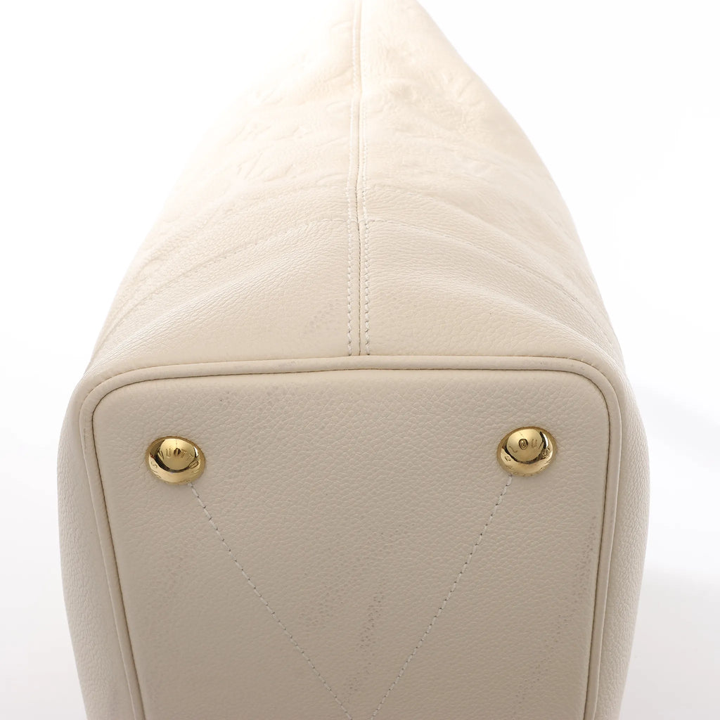 Louis Vuitton Citadin PM Monogram Empreinte Shoulder Bag in Beige M40554