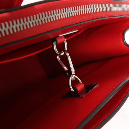 Louis Vuitton City Steamer PM Taurillon 2Way Handbag in Red M51030