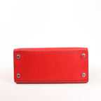Louis Vuitton City Steamer PM Taurillon 2Way Handbag in Red M51030