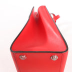 Louis Vuitton City Steamer PM Taurillon 2Way Handbag in Red M51030