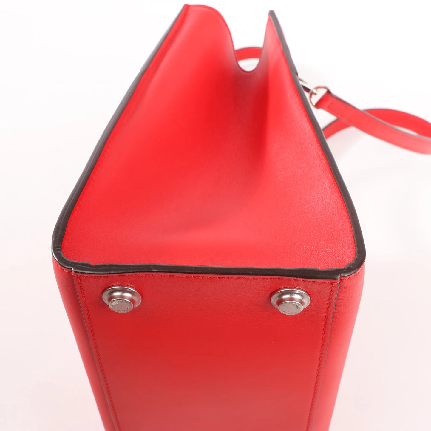 Louis Vuitton City Steamer PM Taurillon 2Way Handbag in Red M51030