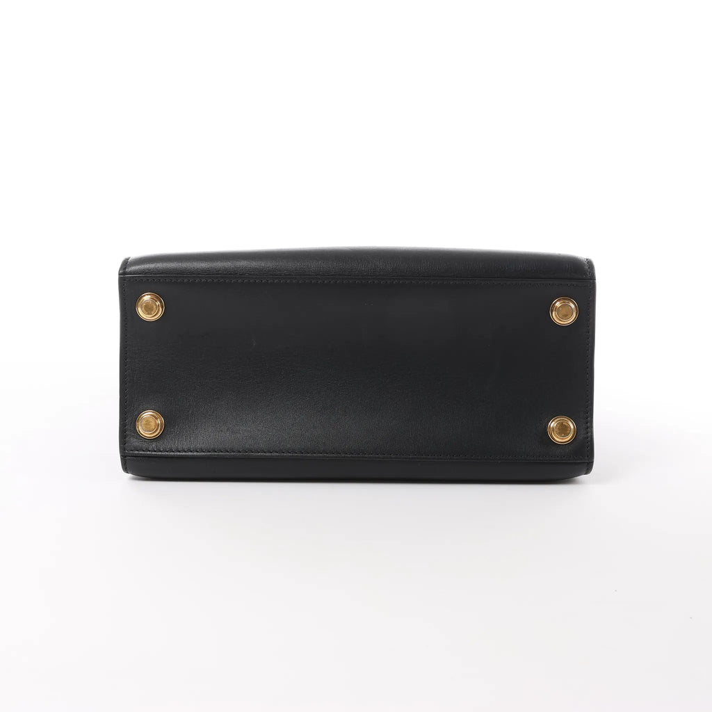Louis Vuitton City Steamer PM Taurillon 2Way Handbag in Black M53028