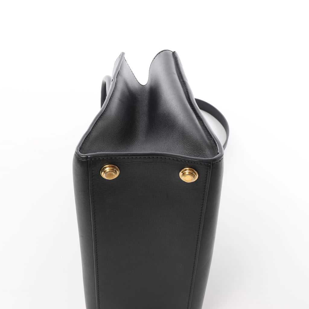 Louis Vuitton City Steamer PM Taurillon 2Way Handbag in Black M53028