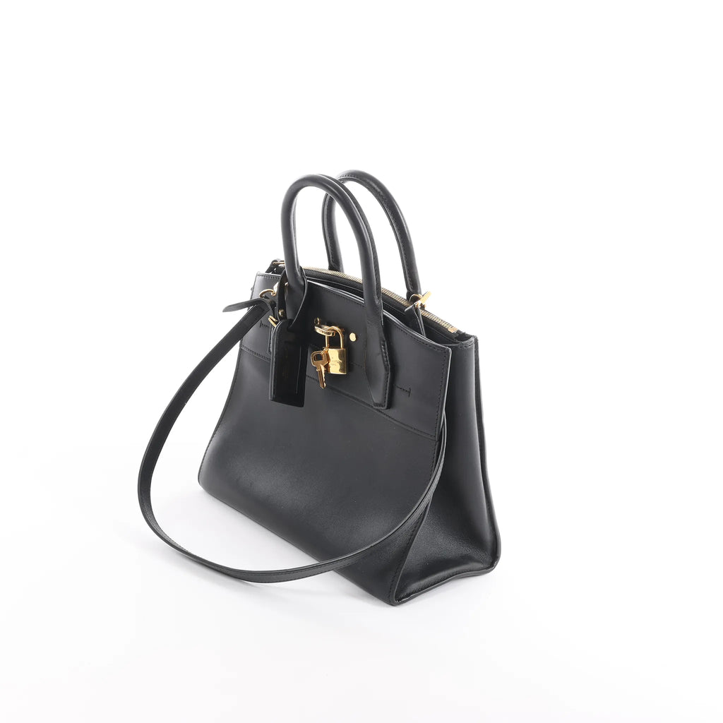 Louis Vuitton City Steamer PM Taurillon 2Way Handbag in Black M53028
