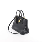 Louis Vuitton City Steamer PM Taurillon 2Way Handbag in Black M53028