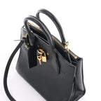 Louis Vuitton City Steamer PM Taurillon 2Way Handbag in Black M53028