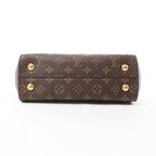 Louis Vuitton Cluny BB Monogram Canvas 2Way Handbag in Brown x Pink M42738
