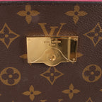 Louis Vuitton Cluny BB Monogram Canvas 2Way Handbag in Brown x Pink M42738