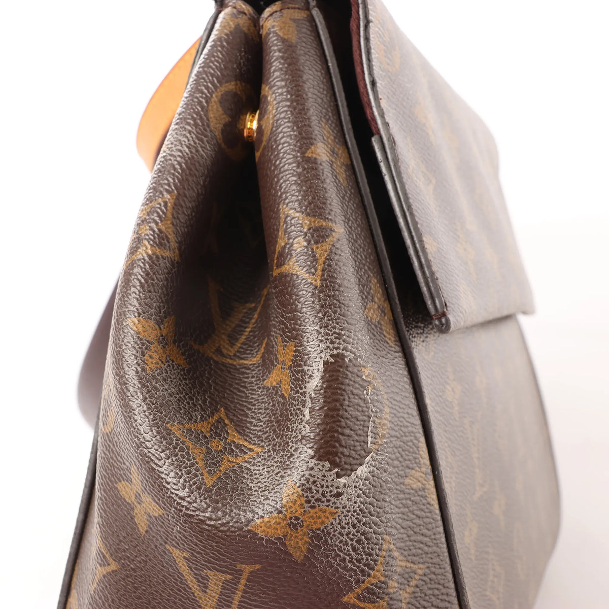 Louis Vuitton Cluny MM Monogram Canvas 2Way Handbag in Brown M42735