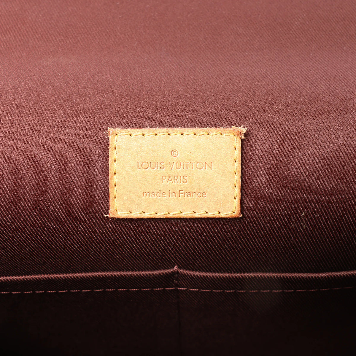 Louis Vuitton Cluny MM Monogram Canvas 2Way Handbag in Brown M42735
