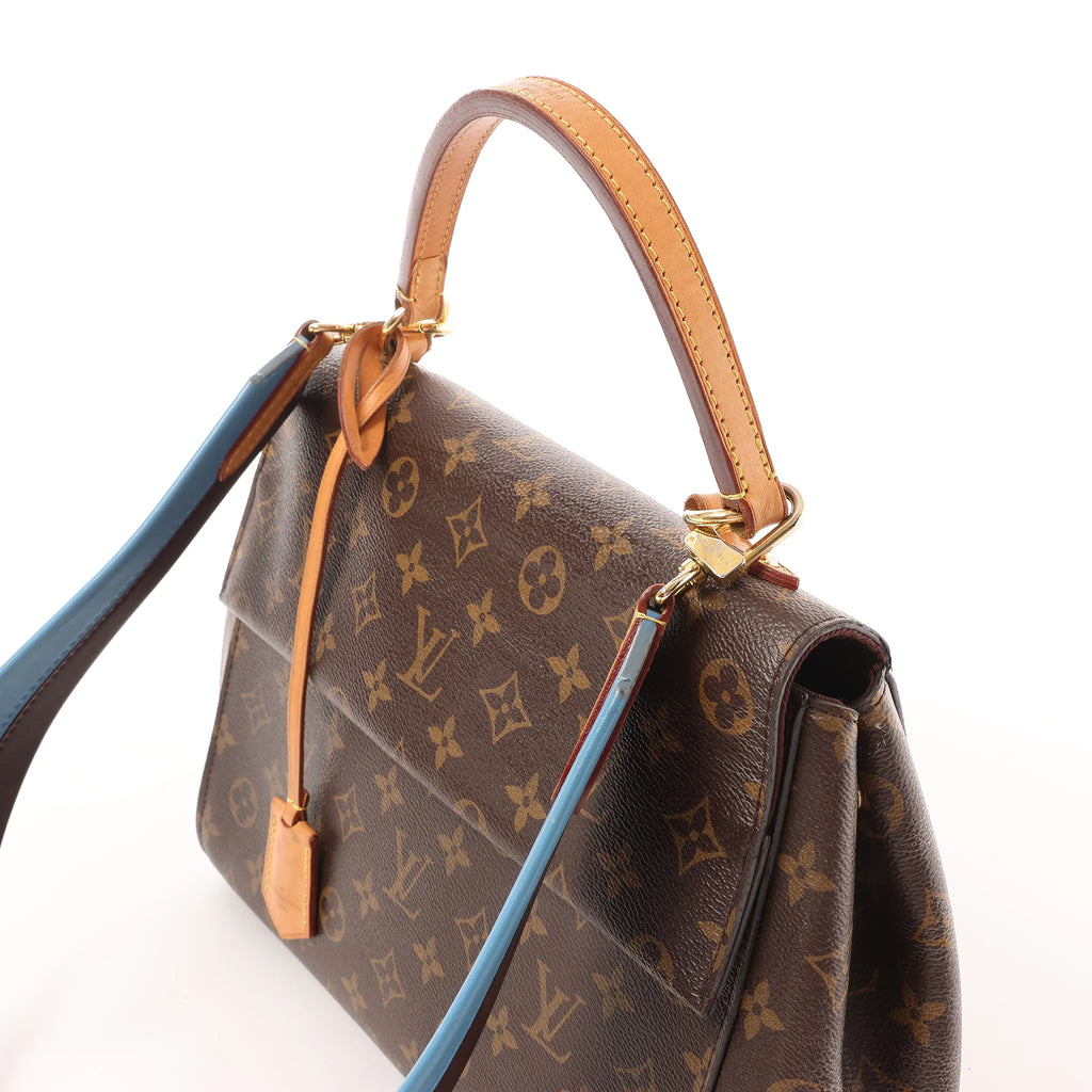 Louis Vuitton Cluny MM Monogram Canvas 2Way Handbag in Brown M42735