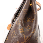 Louis Vuitton Cluny MM Monogram Canvas 2Way Handbag in Brown M42735
