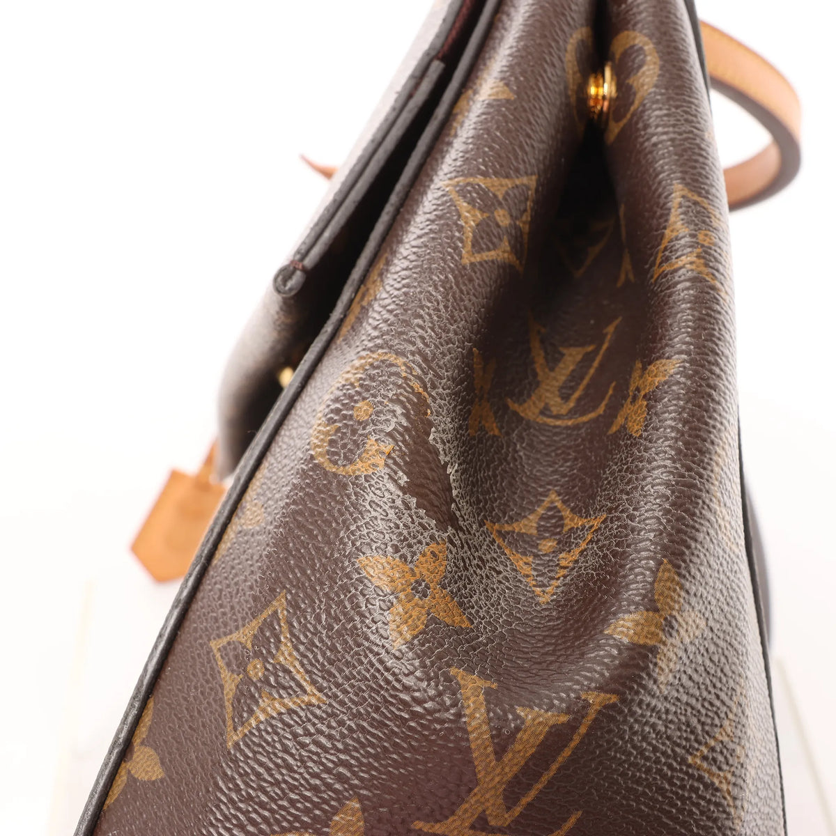 Louis Vuitton Cluny MM Monogram Canvas 2Way Handbag in Brown M42735