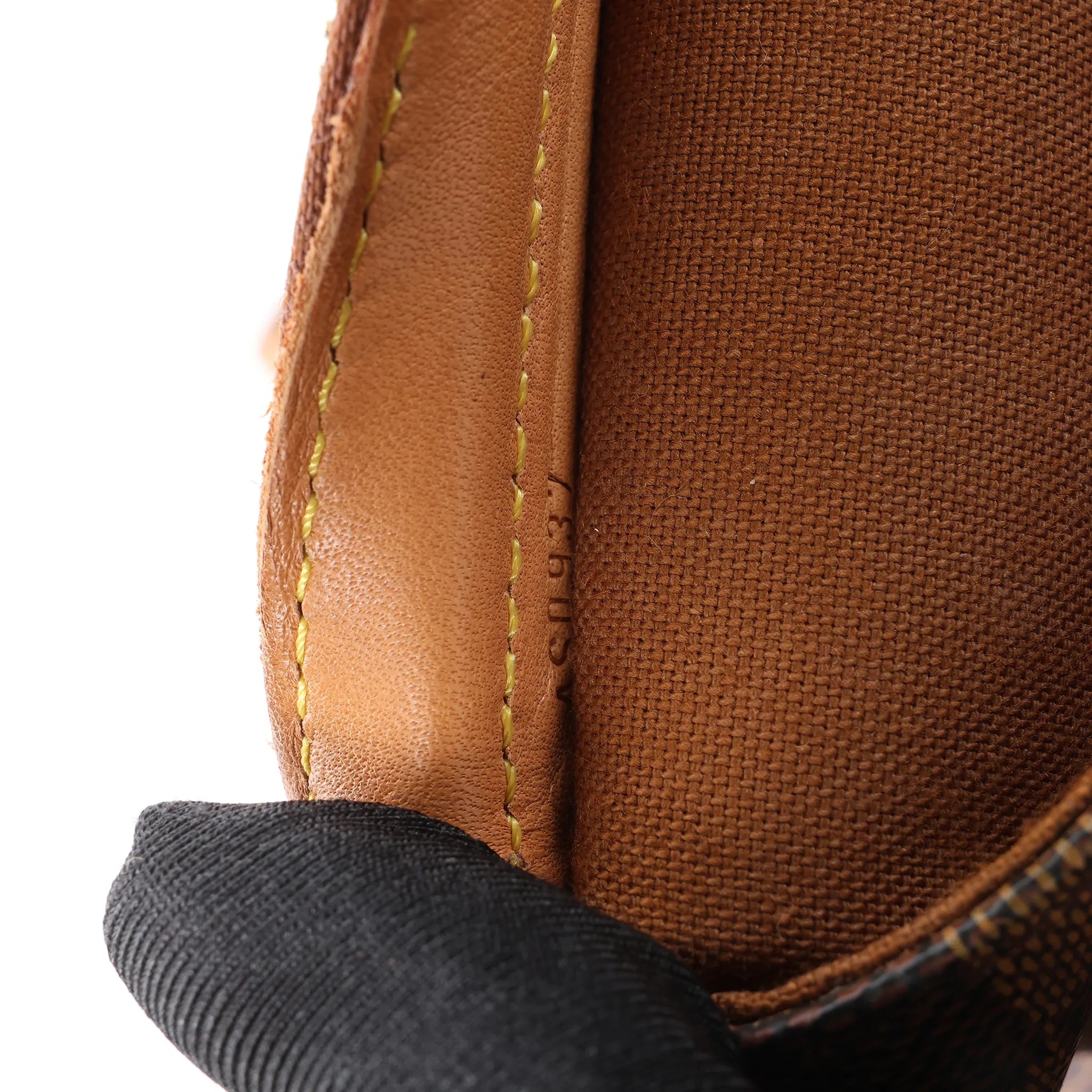 Louis Vuitton Columbine Damier Ebene Shoulder Bag in Brown N99037