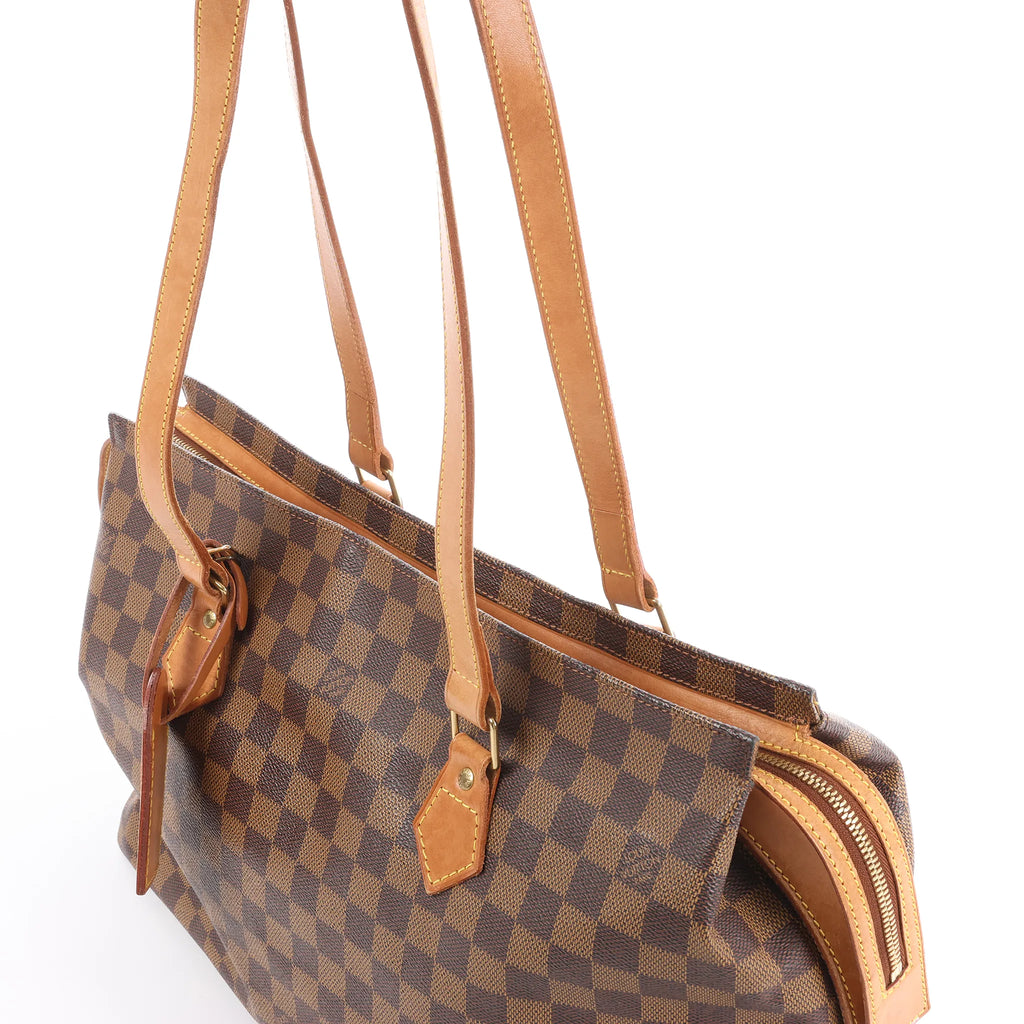 Louis Vuitton Columbine Damier Ebene Shoulder Bag in Brown N99037