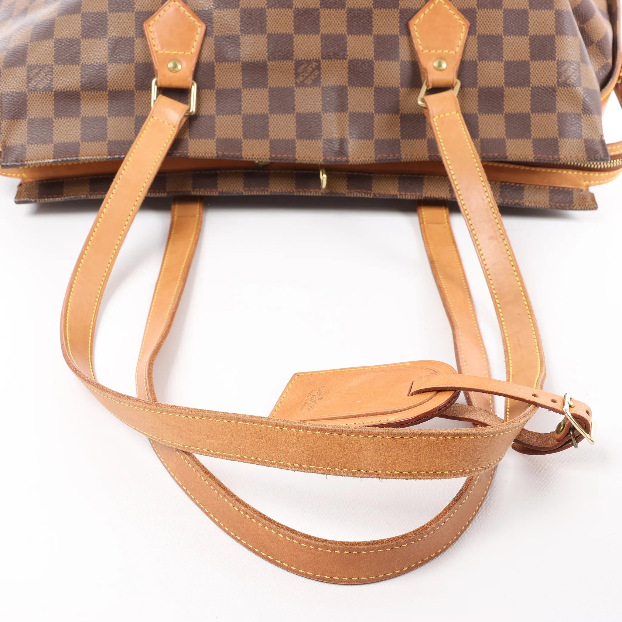 Louis Vuitton Columbine Damier Ebene Shoulder Bag in Brown N99037
