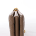 Louis Vuitton Coussin PM Monogram Embossed Shoulder Bag in Beige M21263