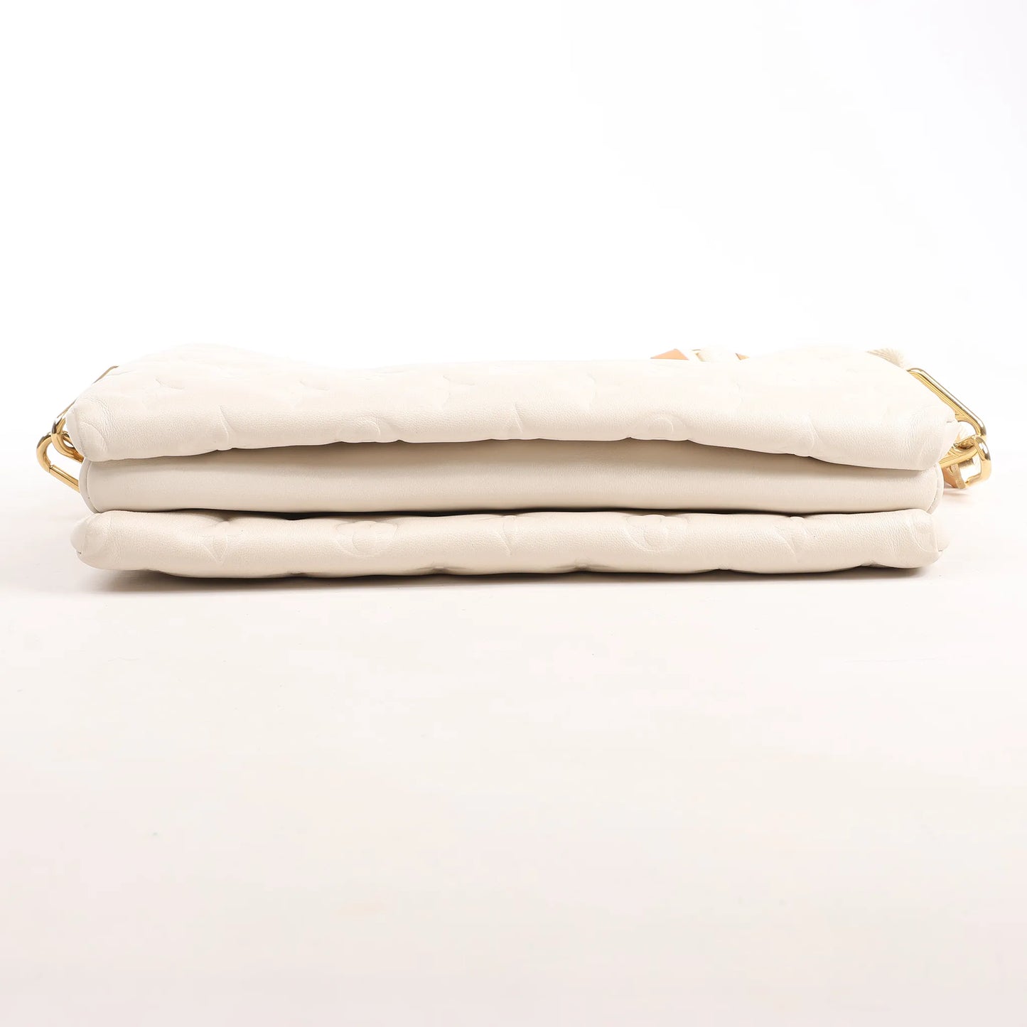 Louis Vuitton Coussin PM Monogram Embossed Crossbody Bag in White M57793