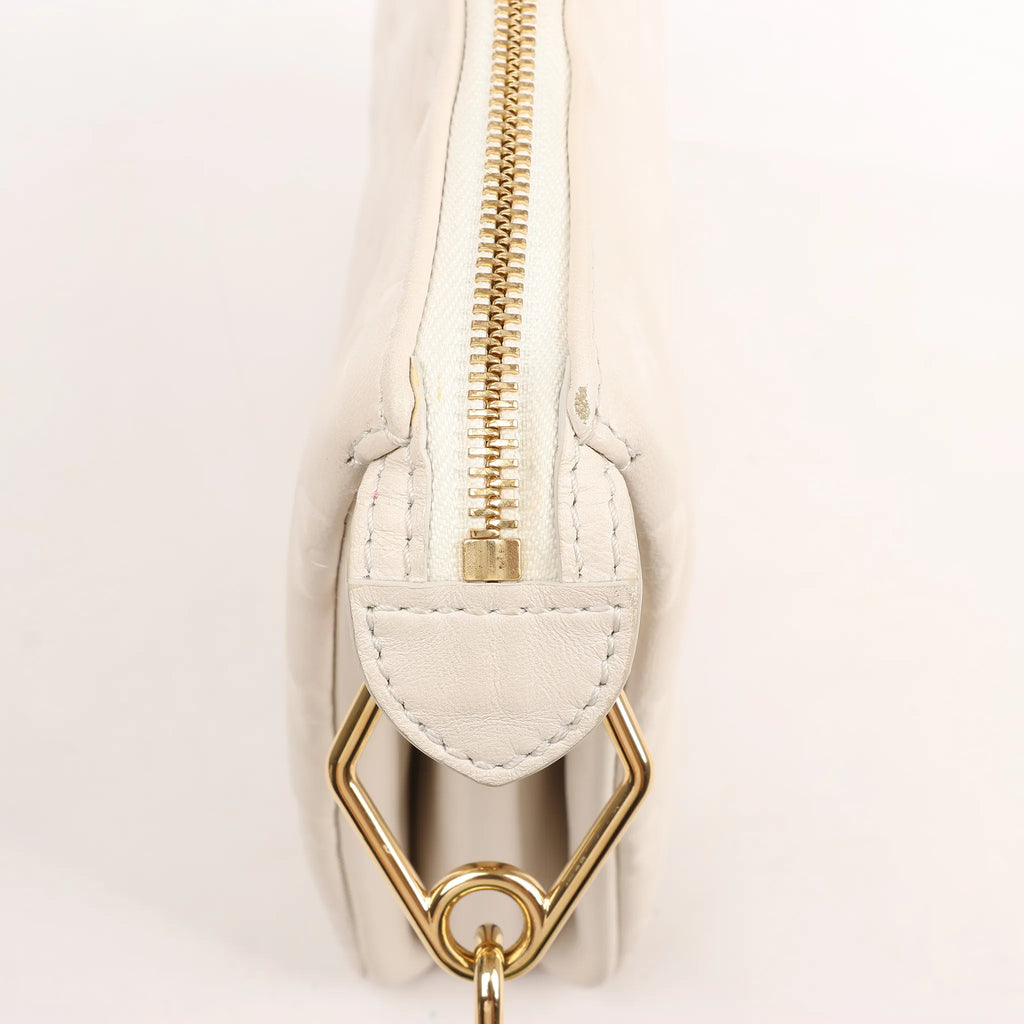 Louis Vuitton Coussin PM Monogram Embossed Crossbody Bag in White M57793